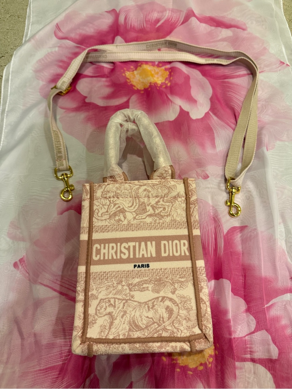 Pink Mini Book Tote Bag